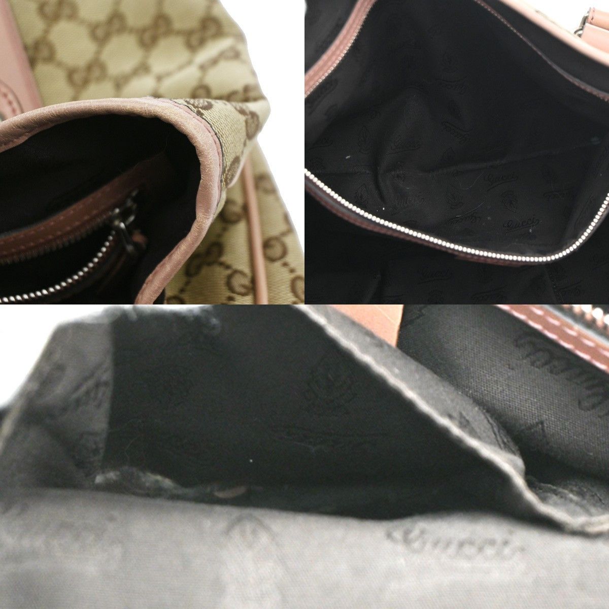 Gucci Gucci Twins Tote GG Canvas with Leather Size ONE SIZE - 13 Thumbnail