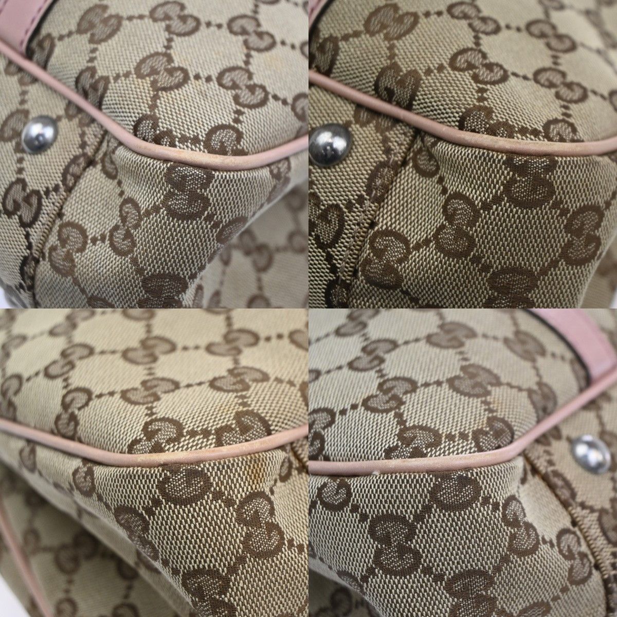 Gucci Gucci Twins Tote GG Canvas with Leather Size ONE SIZE - 9 Thumbnail