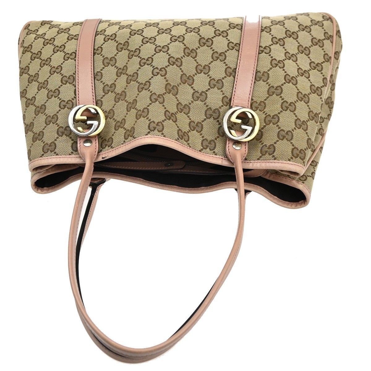 Gucci Gucci Twins Tote GG Canvas with Leather Size ONE SIZE - 5 Thumbnail