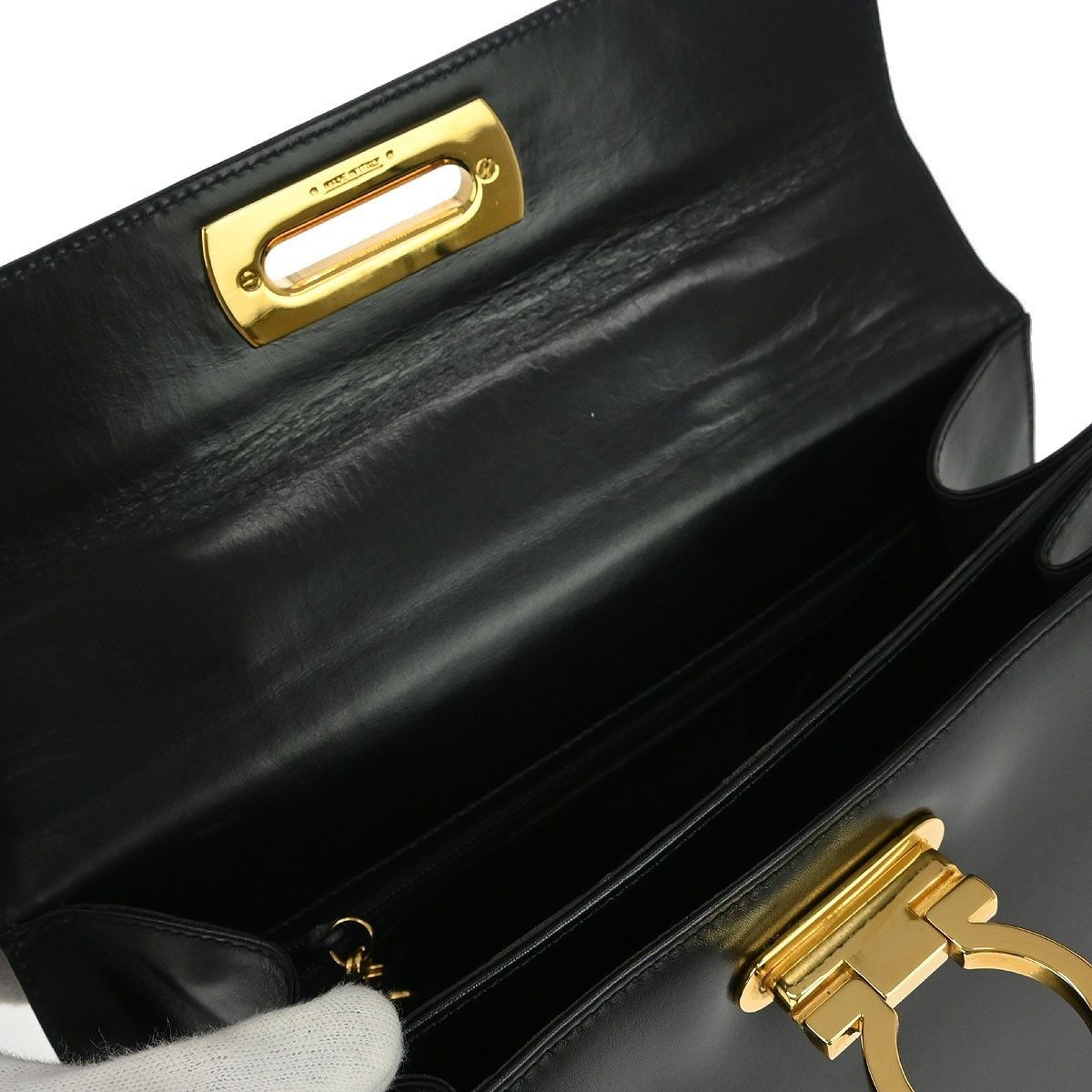 Salvatore Ferragamo Salvatore Ferragamo Convertible Top Handle Bag Leather Size ONE SIZE - 10 Thumbnail