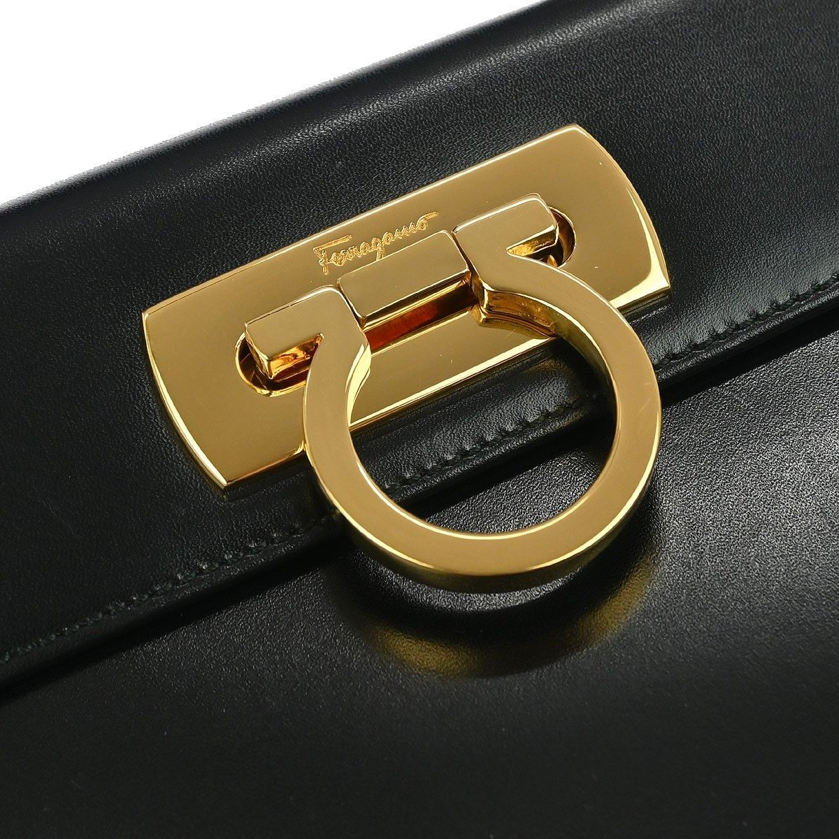 Salvatore Ferragamo Salvatore Ferragamo Convertible Top Handle Bag Leather Size ONE SIZE - 5 Thumbnail