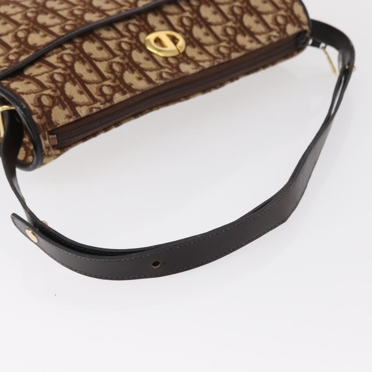 Dior Christian Dior Vintage Trotter Shoulder Bag Canvas Size ONE SIZE - 7 Thumbnail