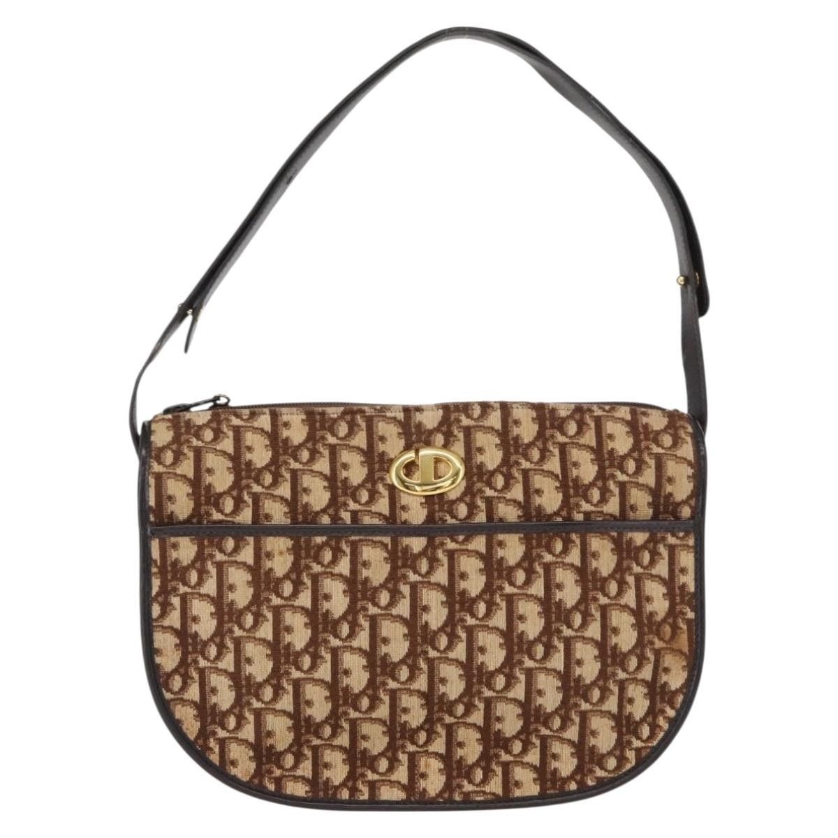 Dior Christian Dior Vintage Trotter Shoulder Bag Canvas Size ONE SIZE - 18 Thumbnail