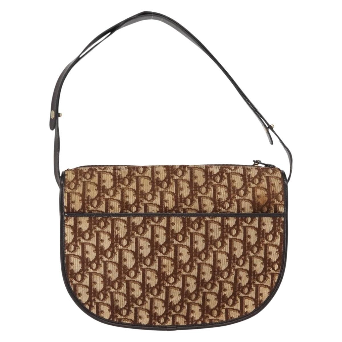 Dior Christian Dior Vintage Trotter Shoulder Bag Canvas Size ONE SIZE - 2 Thumbnail
