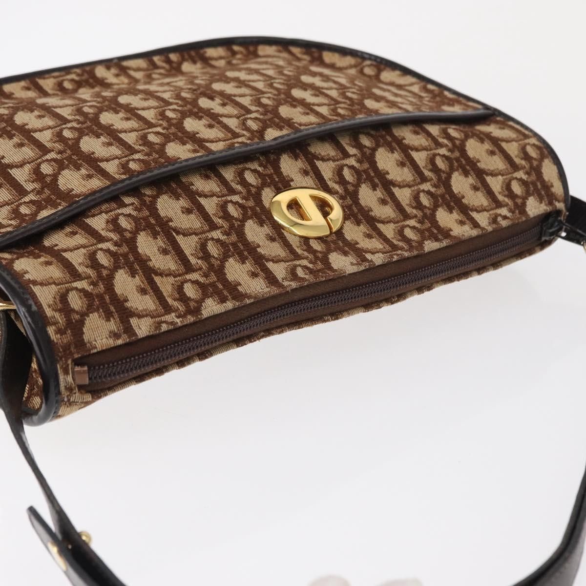 Dior Christian Dior Vintage Trotter Shoulder Bag Canvas Size ONE SIZE - 15 Thumbnail