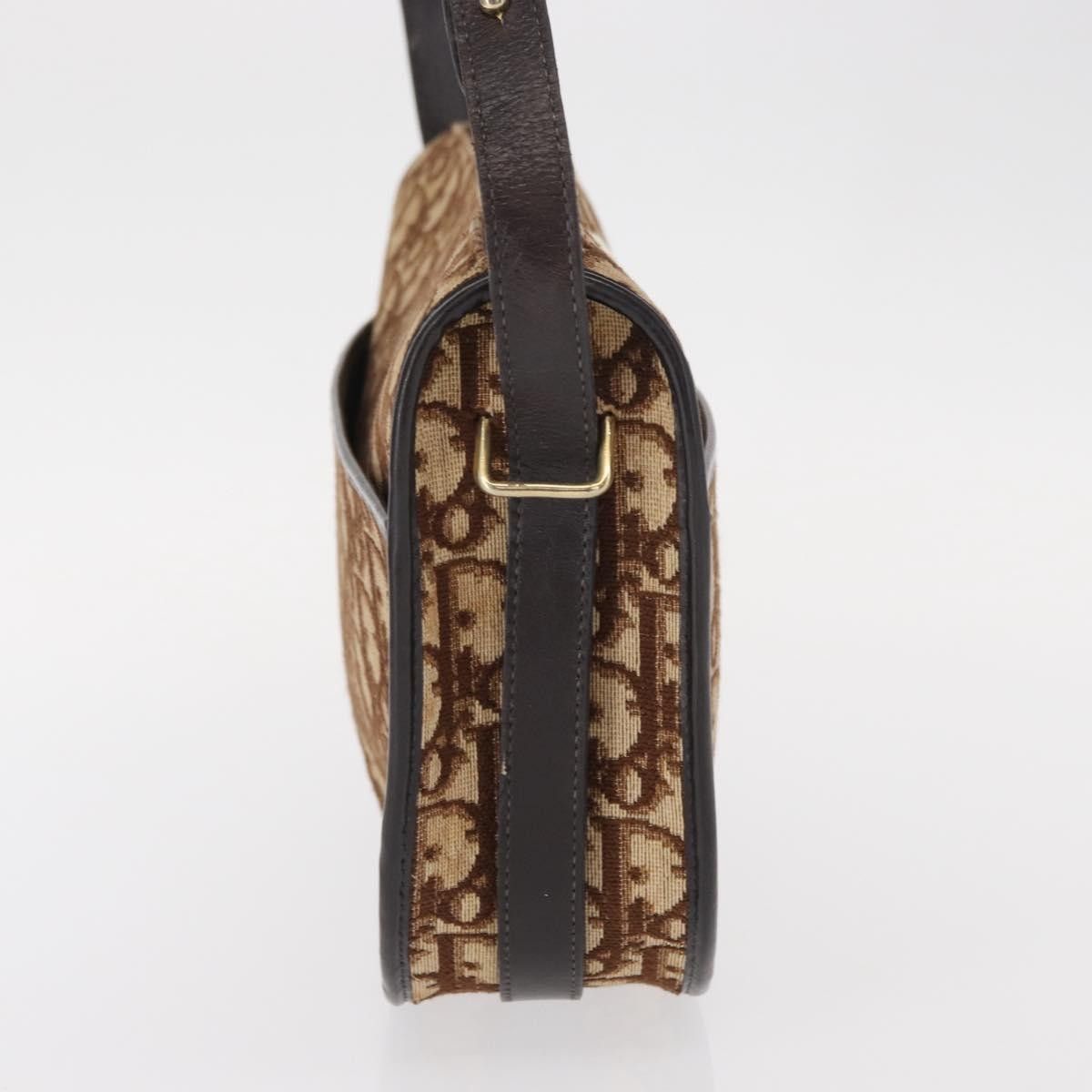 Dior Christian Dior Vintage Trotter Shoulder Bag Canvas Size ONE SIZE - 4 Thumbnail