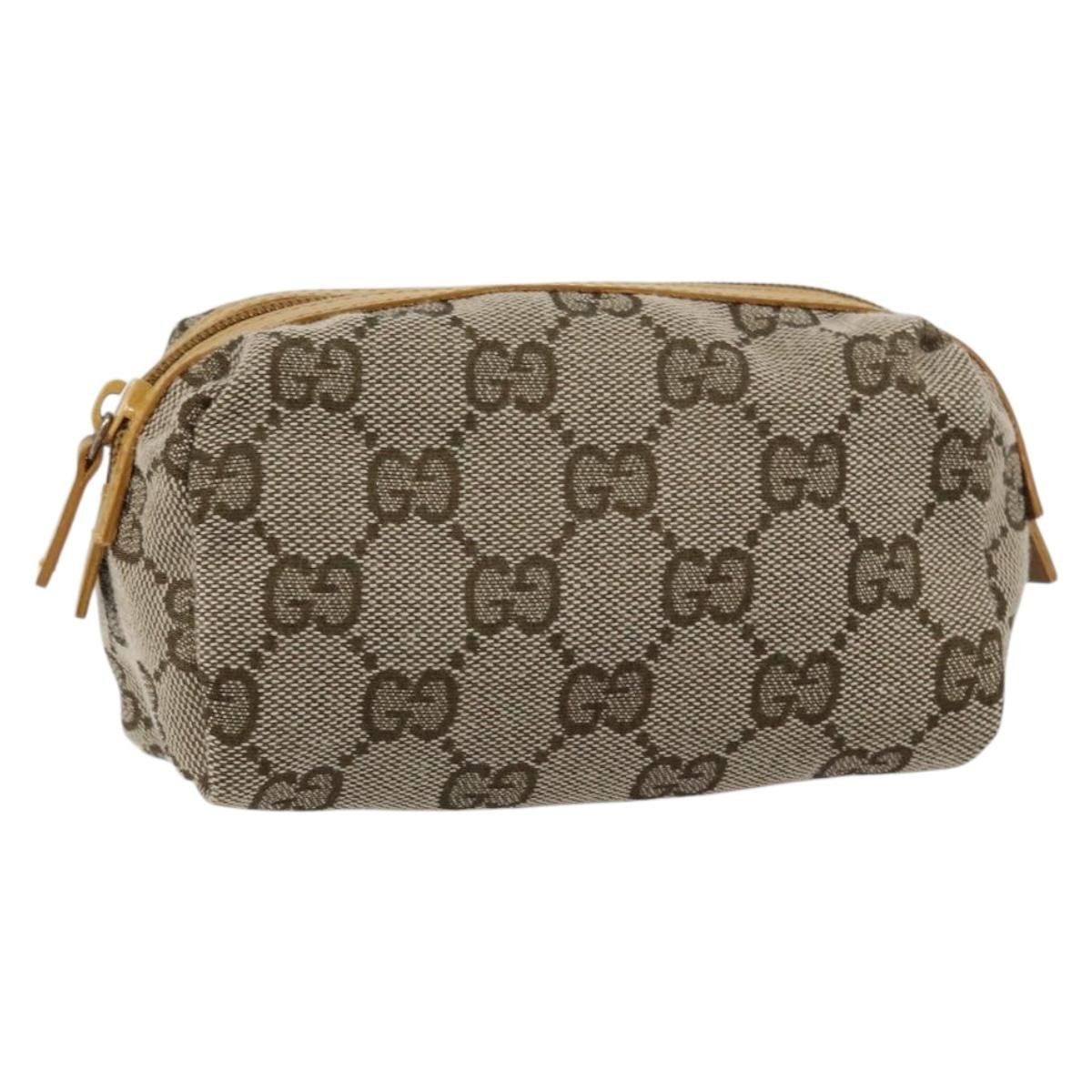 Gucci Gucci Vintage Toiletry Pouch GG Canvas Size ONE SIZE - 16 Thumbnail