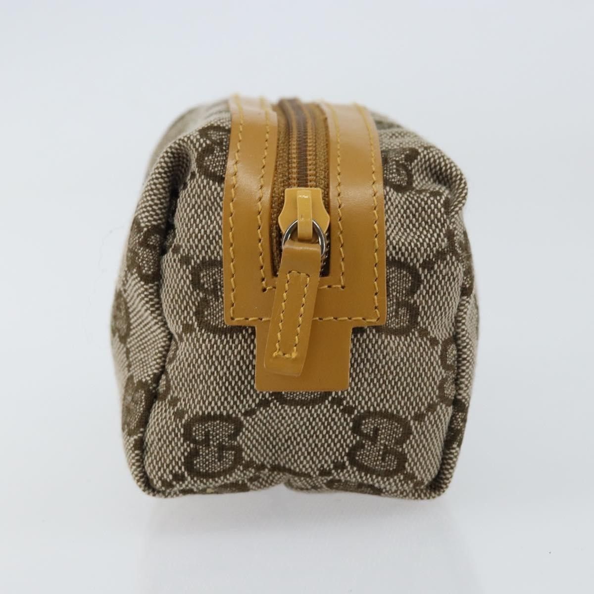 Gucci Gucci Vintage Toiletry Pouch GG Canvas Size ONE SIZE - 4 Thumbnail