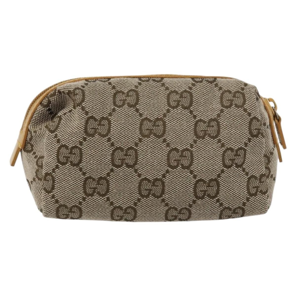 Gucci Gucci Vintage Toiletry Pouch GG Canvas Size ONE SIZE - 2 Thumbnail