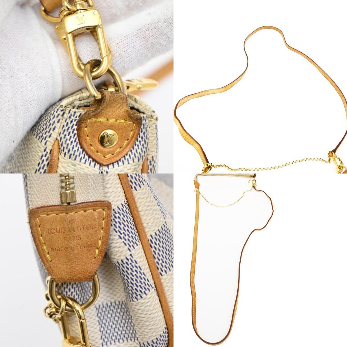 Louis Vuitton Louis Vuitton Eva Handbag Damier Size ONE SIZE - 11 Thumbnail