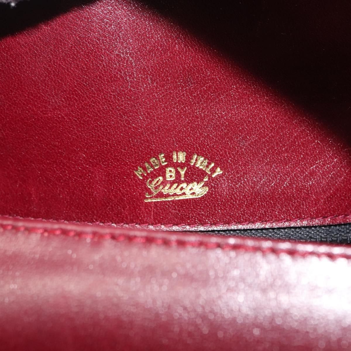 Gucci Gucci Vintage Handbag Leather Size ONE SIZE - 6 Thumbnail