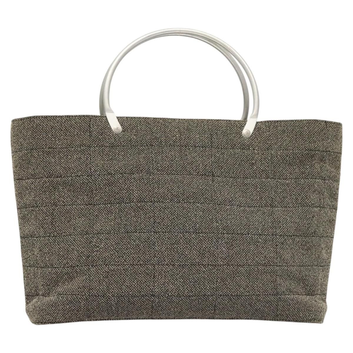 Chanel Chanel Vintage Chocolate Bar Tote Quilted Canvas Size ONE SIZE - 2 Thumbnail