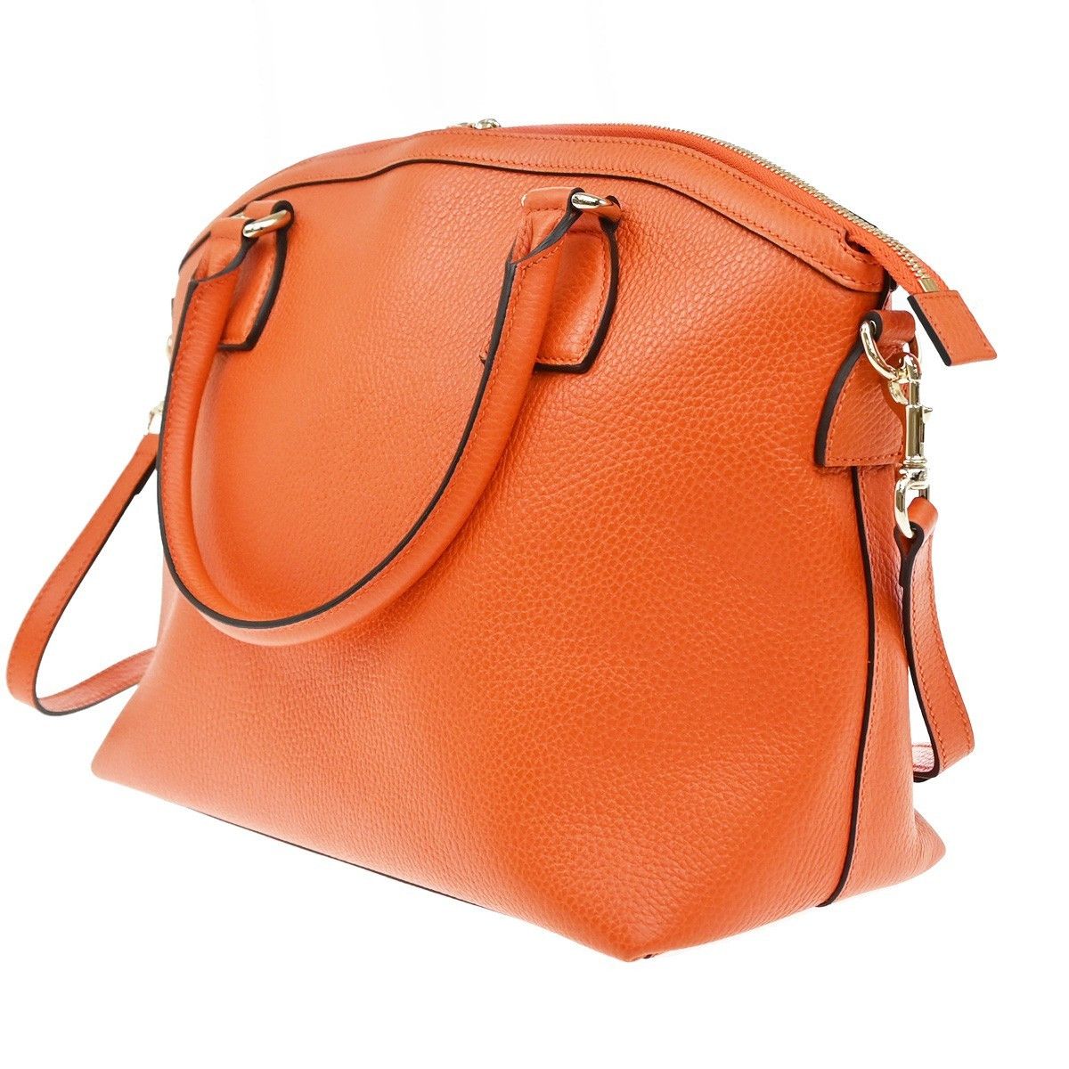 Gucci Gucci GG Charm Convertible Dome Satchel Leather Size ONE SIZE - 4 Thumbnail