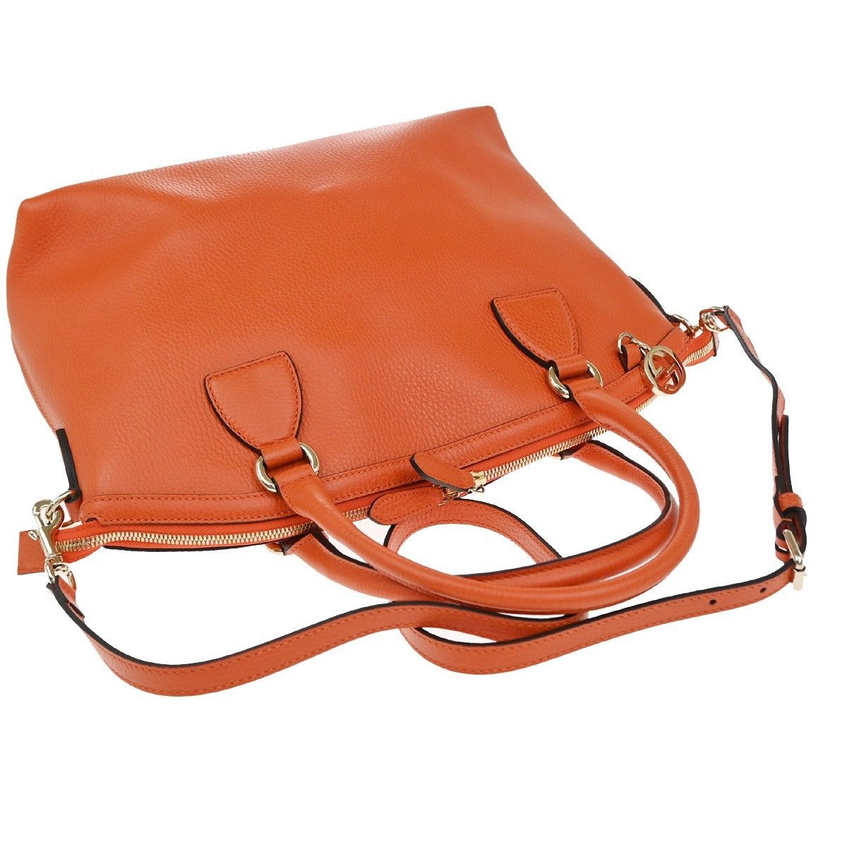 Gucci Gucci GG Charm Convertible Dome Satchel Leather Size ONE SIZE - 8 Thumbnail
