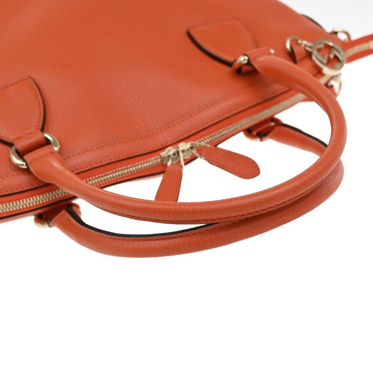 Gucci Gucci GG Charm Convertible Dome Satchel Leather Size ONE SIZE - 11 Thumbnail