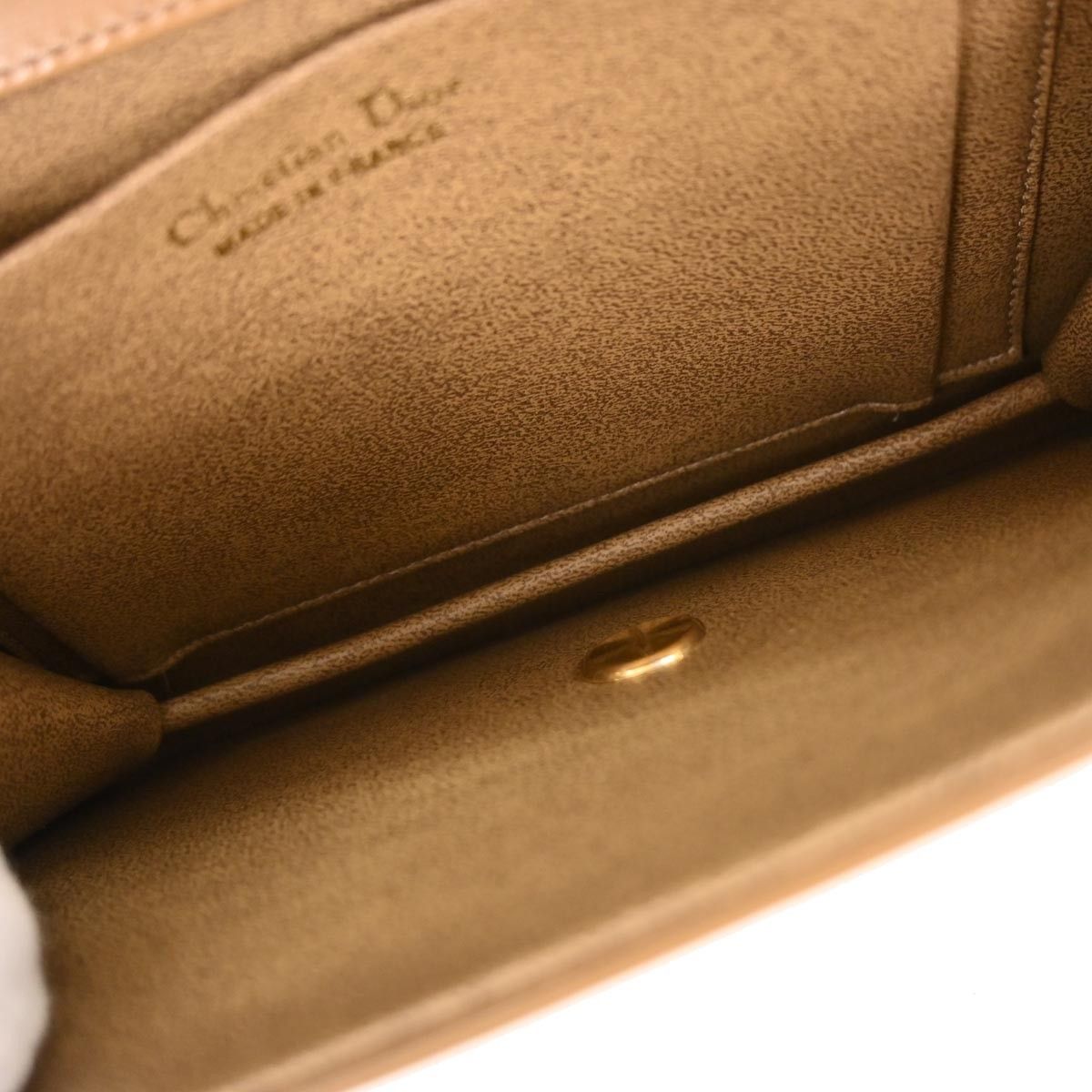 Dior Christian Dior Vintage CD Chain Flap Shoulder Bag Leather Size ONE SIZE - 3 Thumbnail