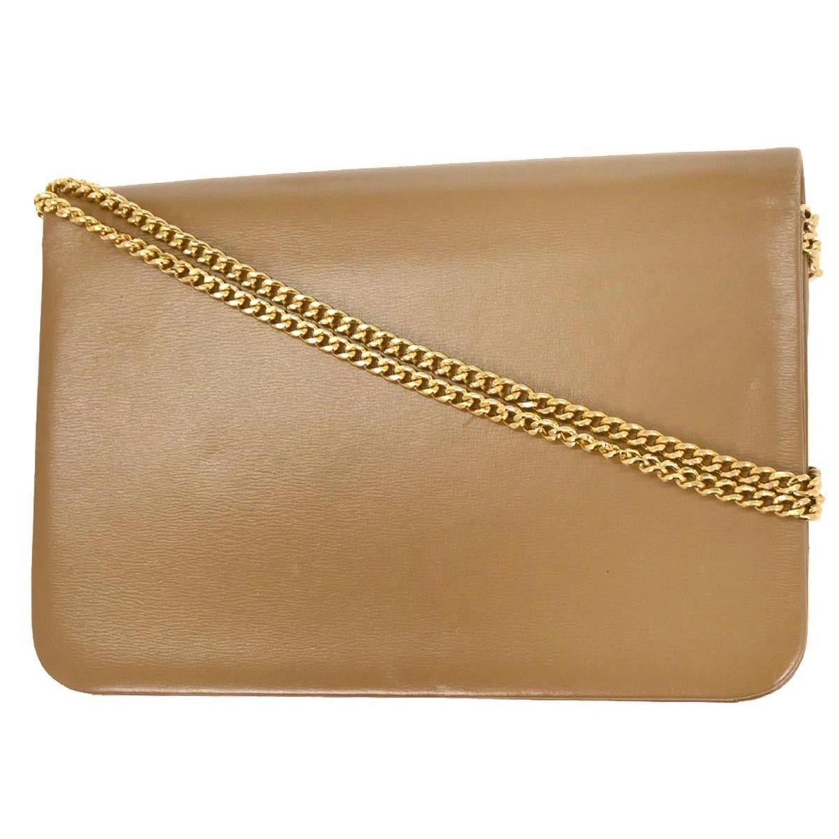 Dior Christian Dior Vintage CD Chain Flap Shoulder Bag Leather Size ONE SIZE - 2 Thumbnail