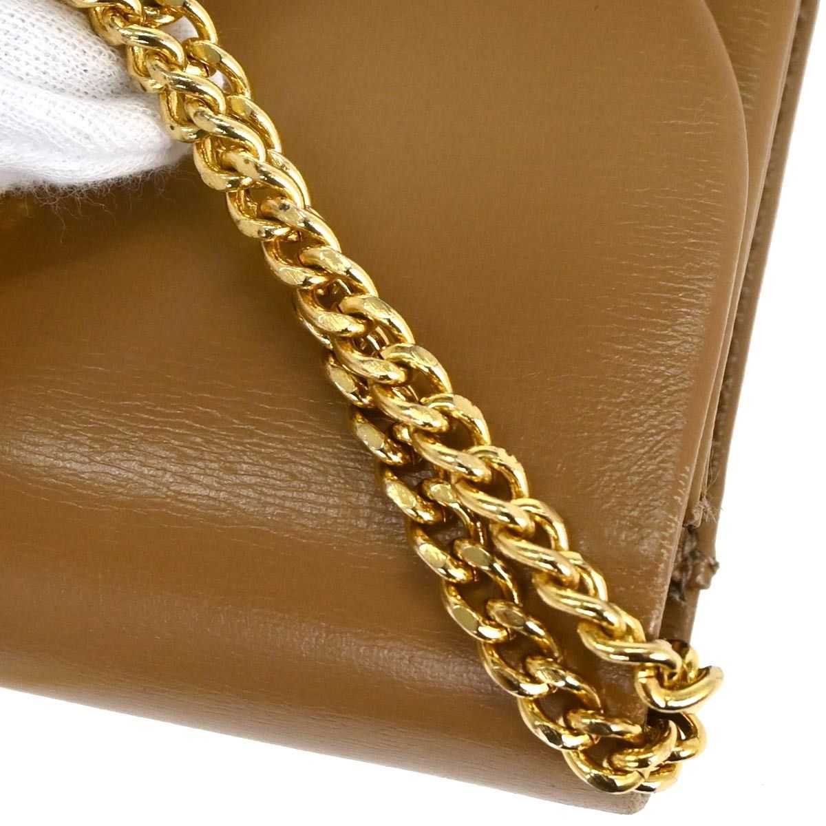 Dior Christian Dior Vintage CD Chain Flap Shoulder Bag Leather Size ONE SIZE - 7 Thumbnail