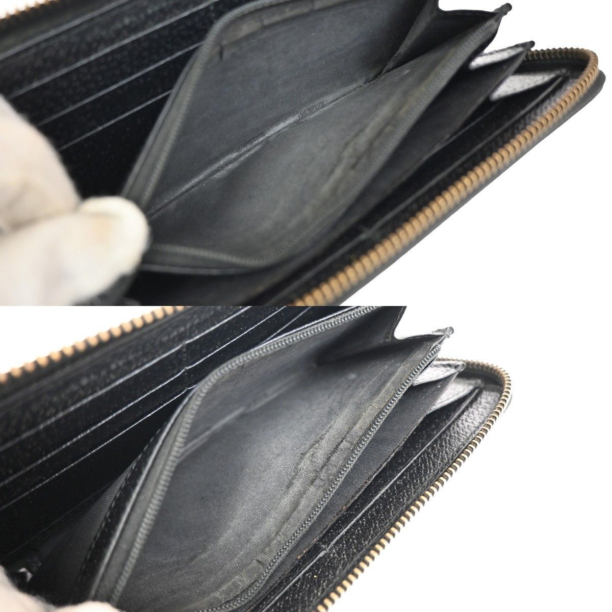 Gucci Gucci GG Marmont Zip Around Wallet Leather Size ONE SIZE - 10 Thumbnail