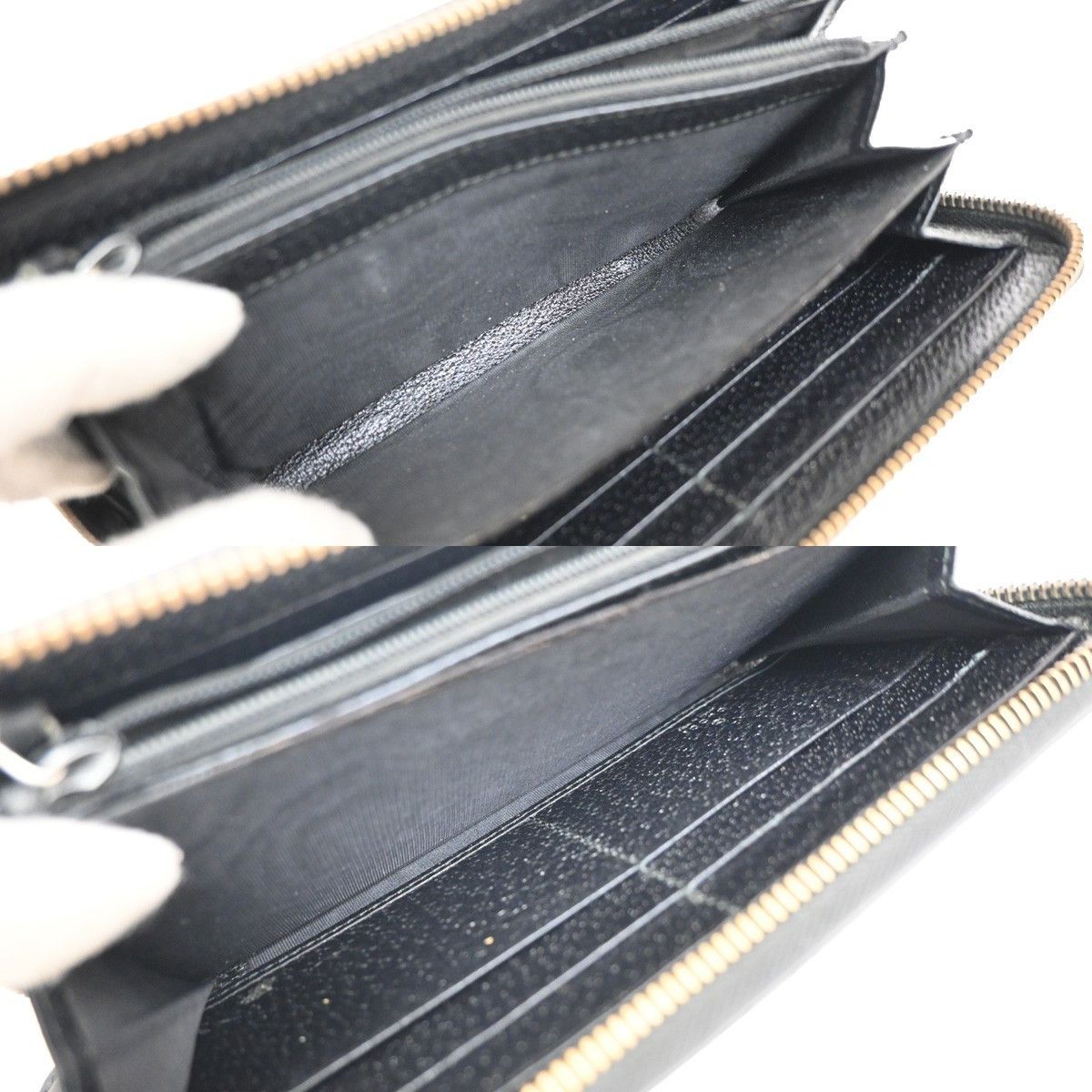 Gucci Gucci GG Marmont Zip Around Wallet Leather Size ONE SIZE - 11 Thumbnail