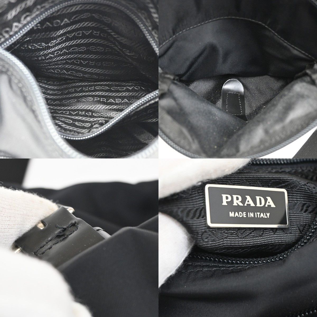 Prada Prada Buckle Messenger Bag Tessuto Size ONE SIZE - 6 Thumbnail