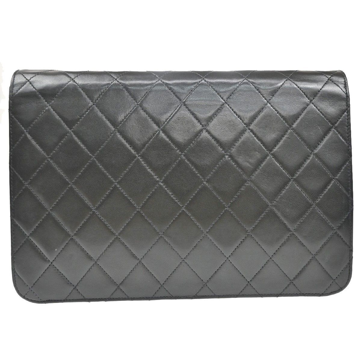 Chanel Chanel Vintage CC Chain Flap Bag Quilted Lambskin Size ONE SIZE - 2 Thumbnail