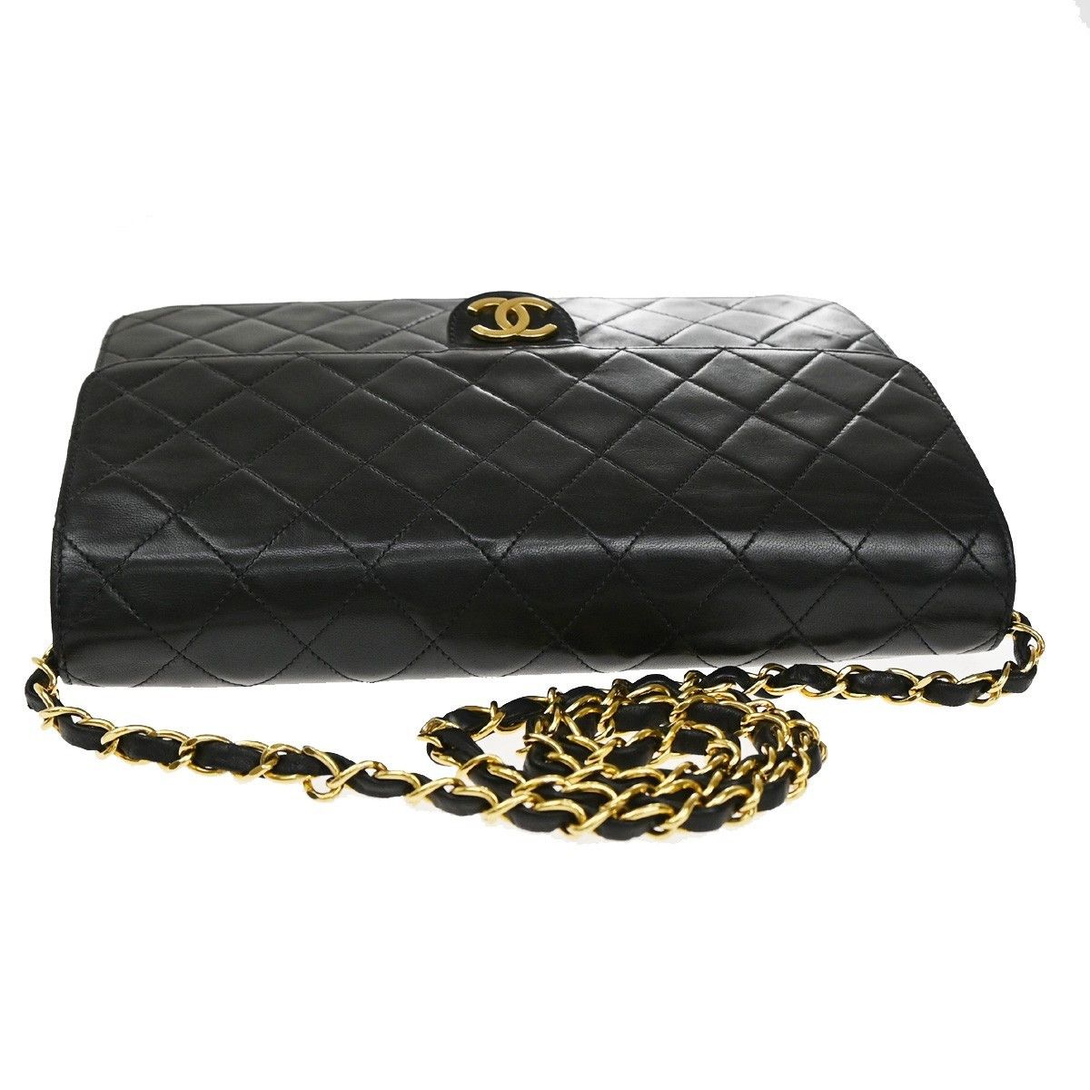 Chanel Chanel Vintage CC Chain Flap Bag Quilted Lambskin Size ONE SIZE - 8 Thumbnail