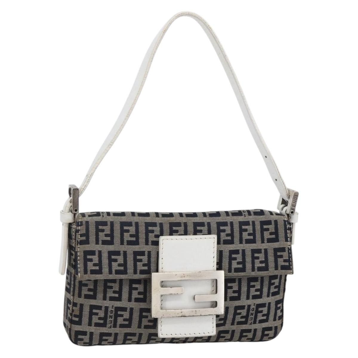 Fendi Fendi Baguette Bag Zucchino Canvas Size ONE SIZE - 18 Thumbnail