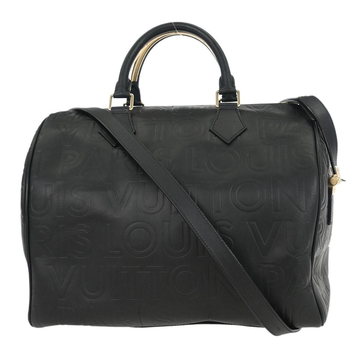Louis Vuitton Louis Vuitton Paris Speedy Cube Bag Embossed Leather Size ONE SIZE - 2 Thumbnail