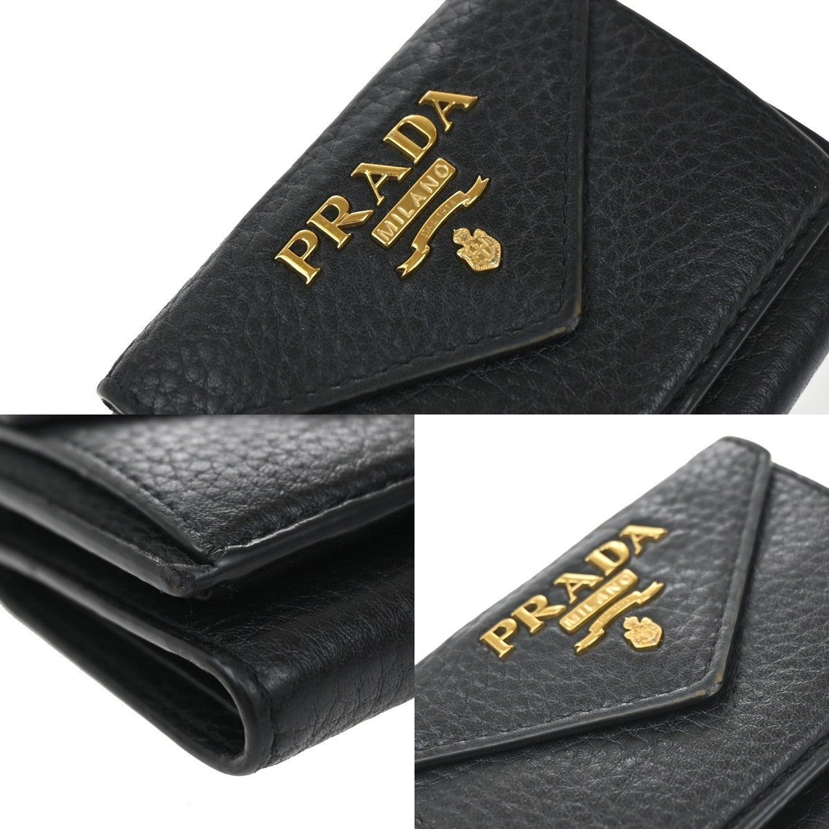 Prada Prada Front Pocket Trifold Wallet Vitello Move Size ONE SIZE - 9 Thumbnail