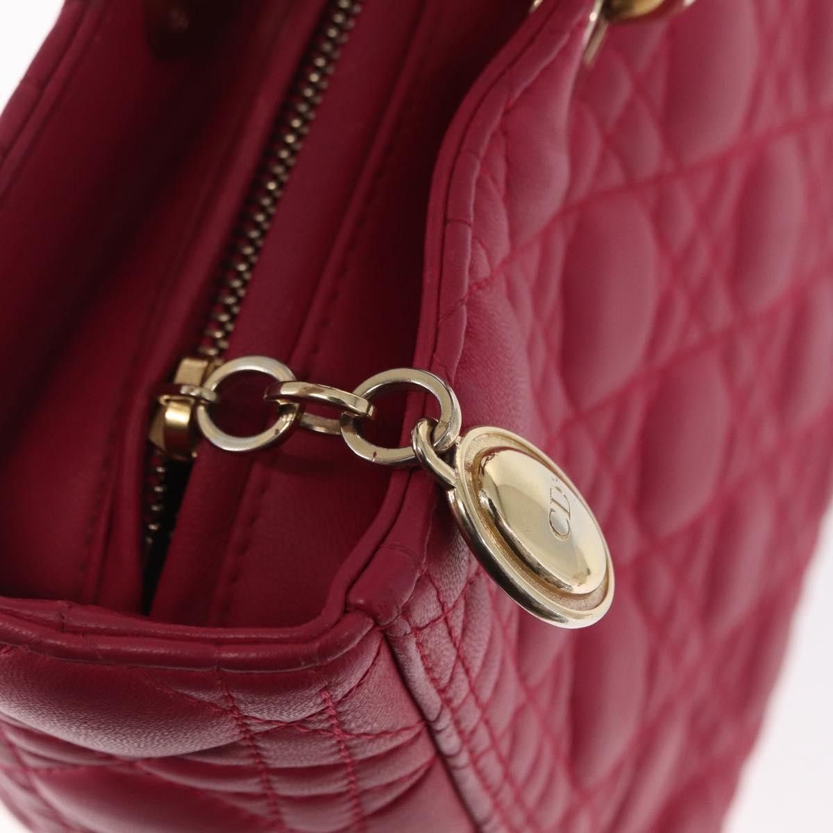 Dior Christian Dior Lady Dior Bag Cannage Quilt Lambskin Size ONE SIZE - 19 Thumbnail
