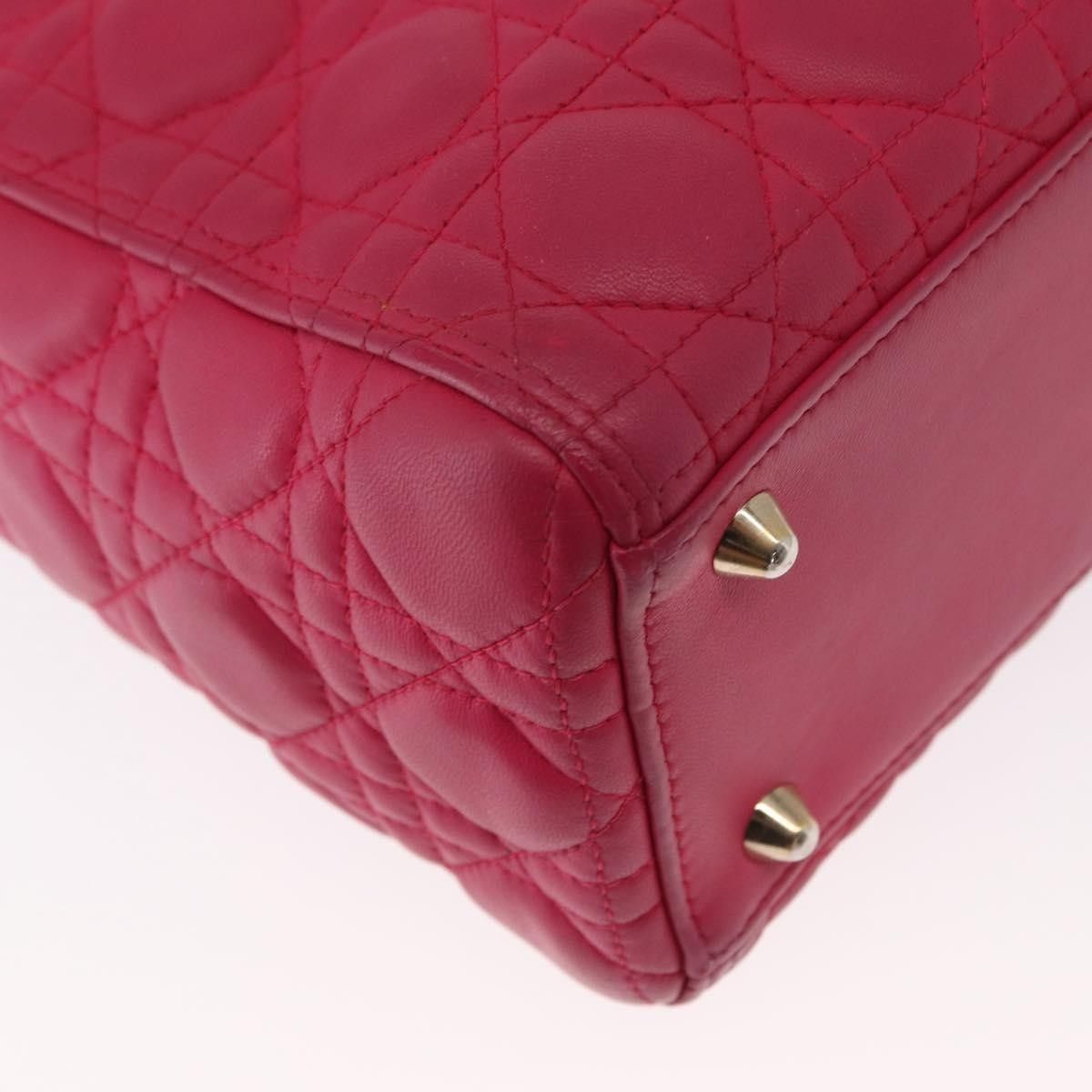 Dior Christian Dior Lady Dior Bag Cannage Quilt Lambskin Size ONE SIZE - 9 Thumbnail