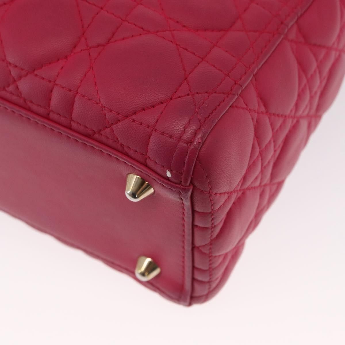 Dior Christian Dior Lady Dior Bag Cannage Quilt Lambskin Size ONE SIZE - 10 Thumbnail