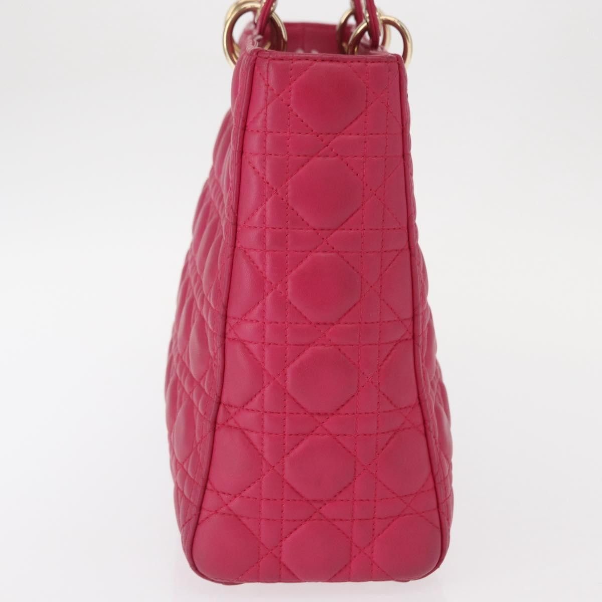 Dior Christian Dior Lady Dior Bag Cannage Quilt Lambskin Size ONE SIZE - 4 Thumbnail
