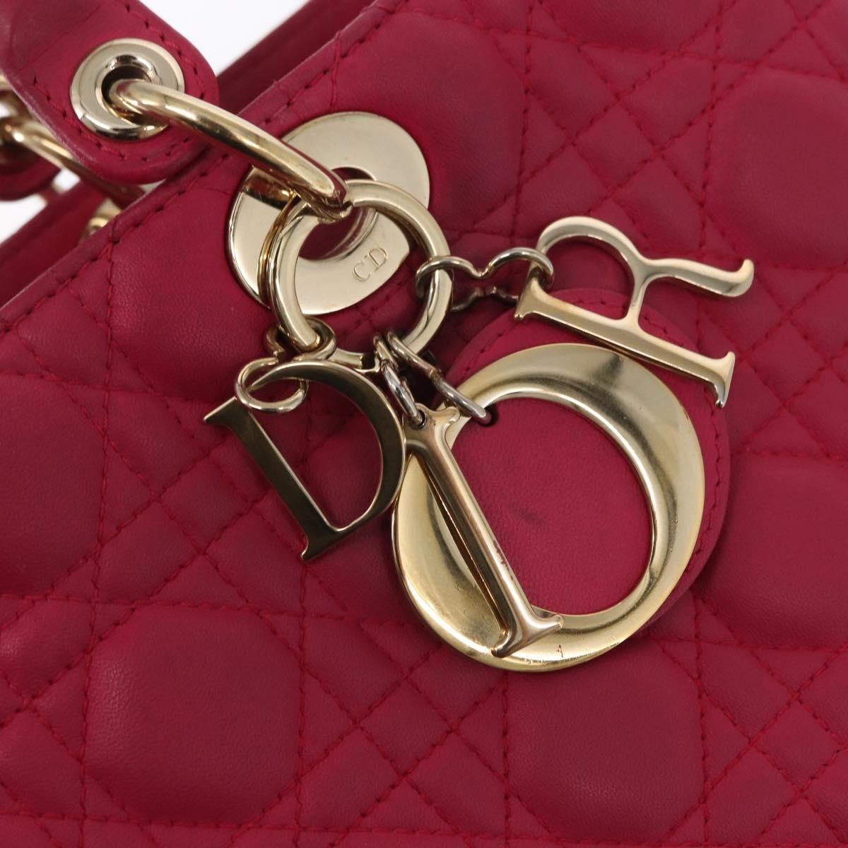 Dior Christian Dior Lady Dior Bag Cannage Quilt Lambskin Size ONE SIZE - 13 Thumbnail