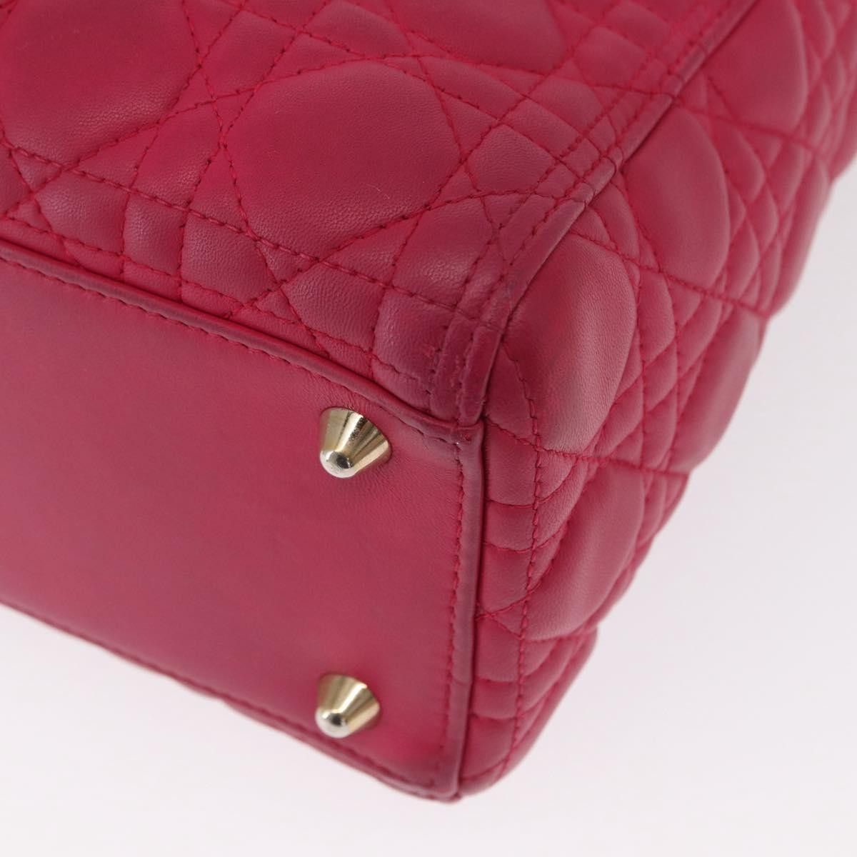 Dior Christian Dior Lady Dior Bag Cannage Quilt Lambskin Size ONE SIZE - 11 Thumbnail