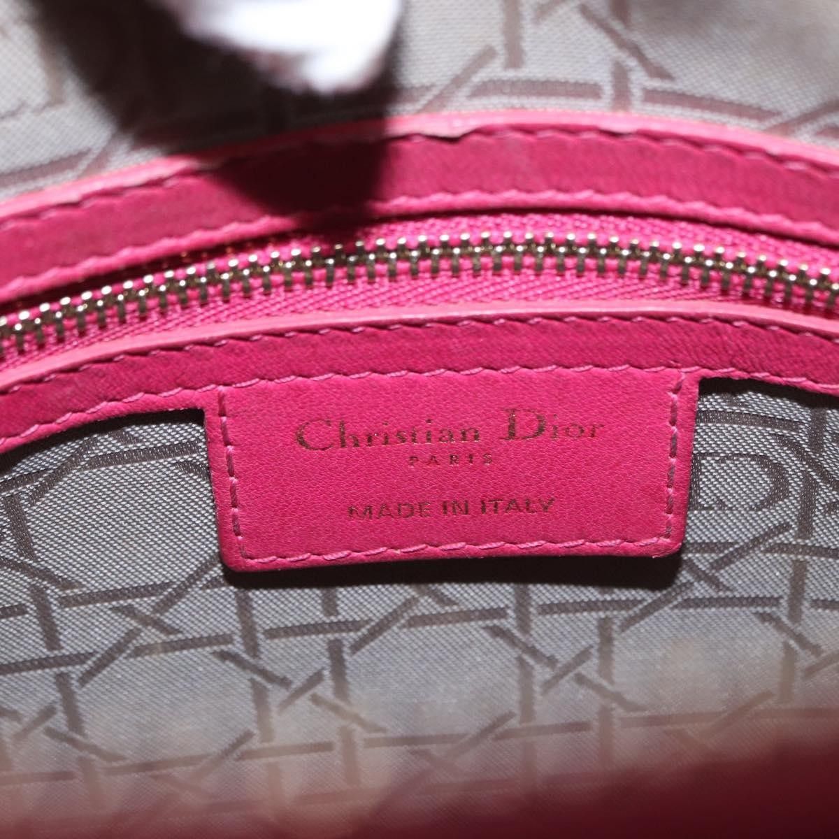 Dior Christian Dior Lady Dior Bag Cannage Quilt Lambskin Size ONE SIZE - 6 Thumbnail