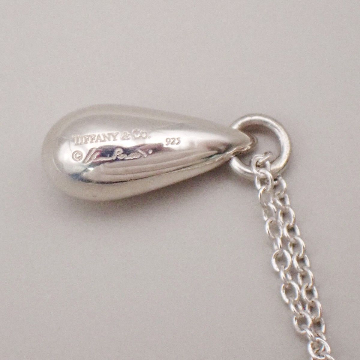 Tiffany & Co. Tiffany & Co. Elsa Peretti Teardrop Pendant Necklace Sterling Silver Size ONE SIZE - 5 Thumbnail