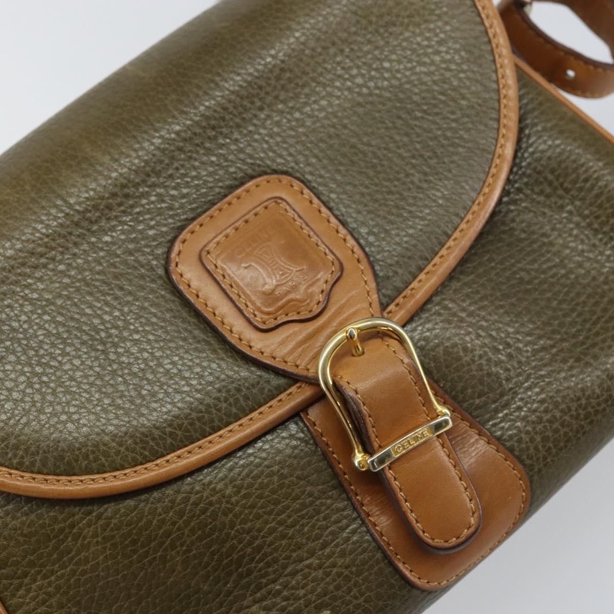Celine Celine Vintage Shoulder Bag Leather Size ONE SIZE - 18 Thumbnail