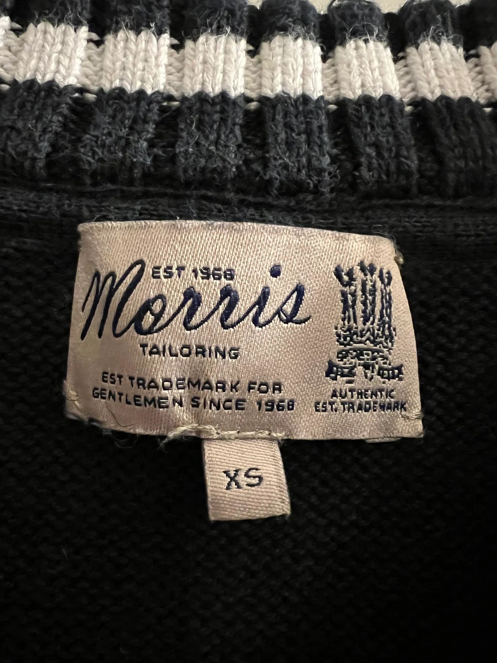 Morris Morris Gregson Cable O-neck Cardigan Size US XS / EU 42 / 0 - 2 Thumbnail