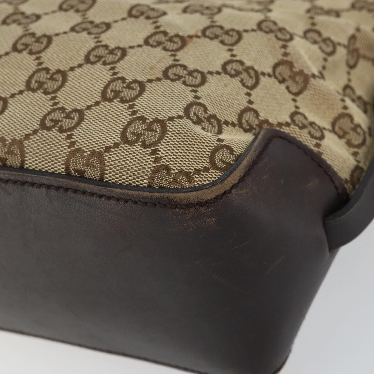 Gucci Gucci Belted Bucket Tote GG Canvas with Leather Size ONE SIZE - 9 Thumbnail