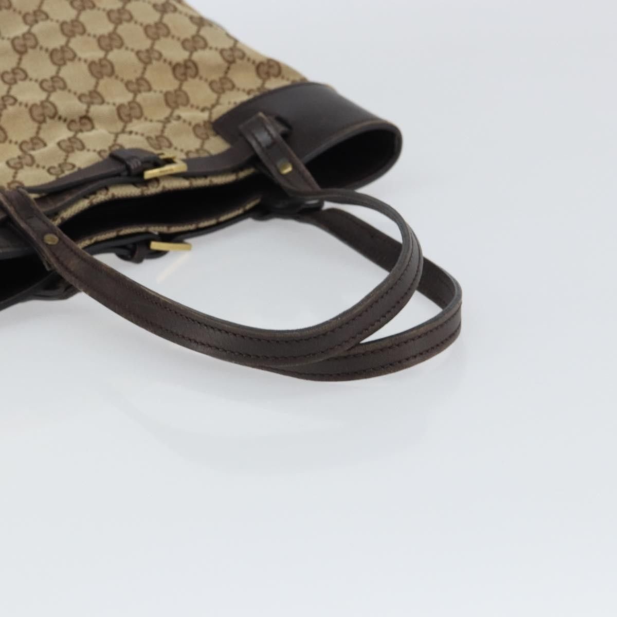 Gucci Gucci Belted Bucket Tote GG Canvas with Leather Size ONE SIZE - 8 Thumbnail