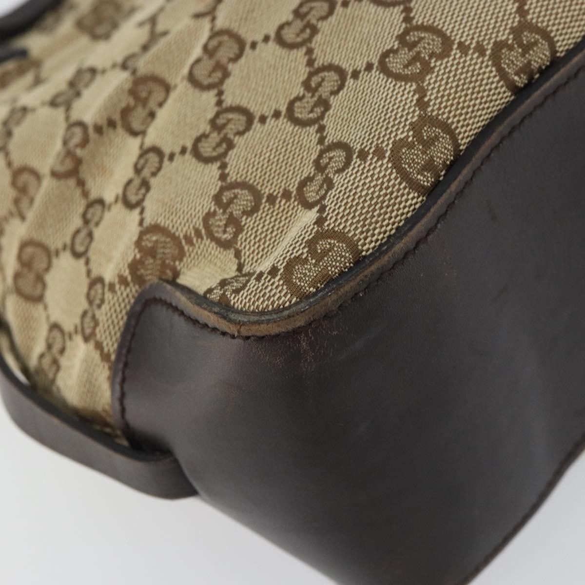 Gucci Gucci Belted Bucket Tote GG Canvas with Leather Size ONE SIZE - 10 Thumbnail