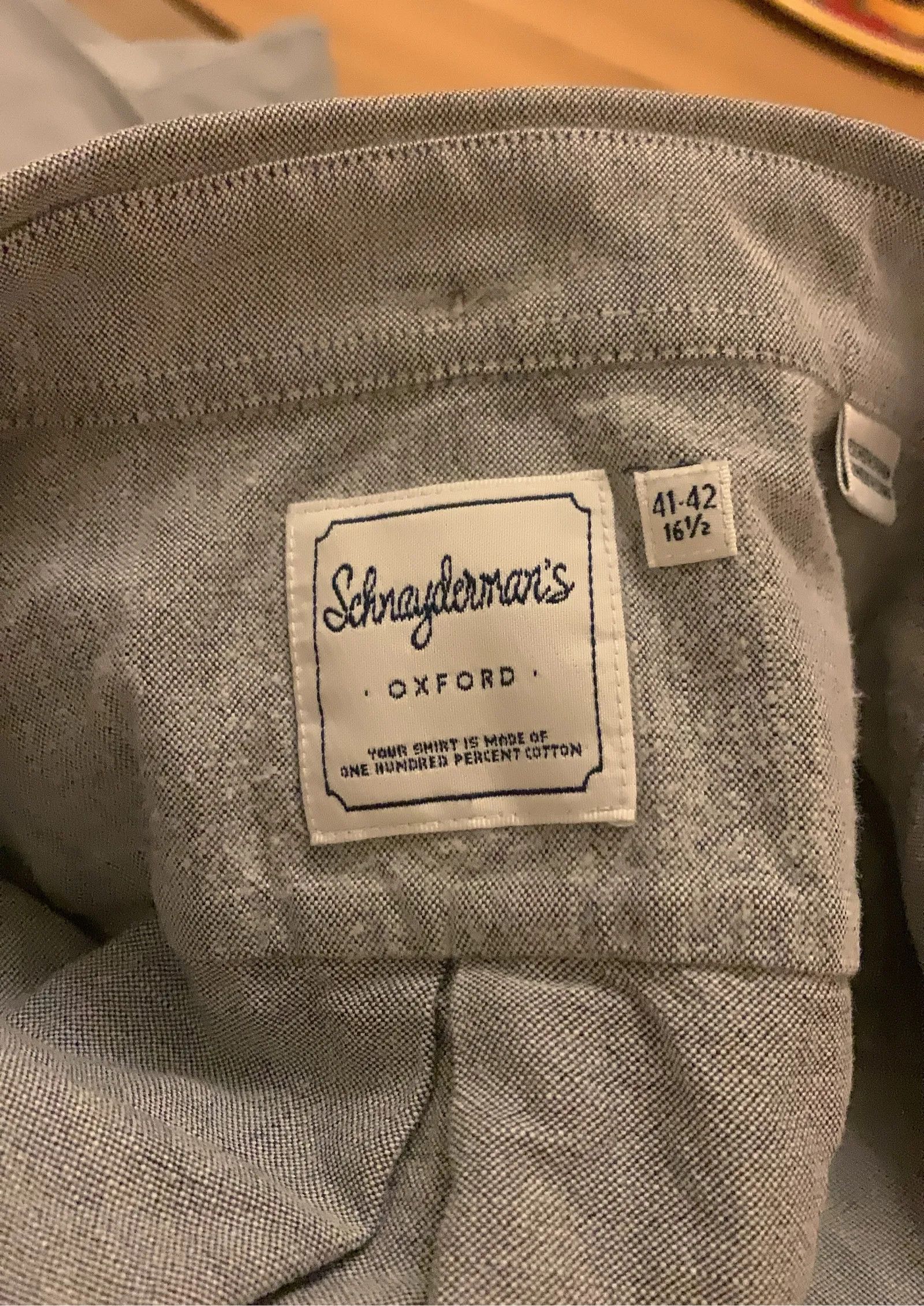 Schnaydermans Schnayderman’s Skjorta Oxford Shirt Size US L / EU 52-54 / 3 - 2 Thumbnail