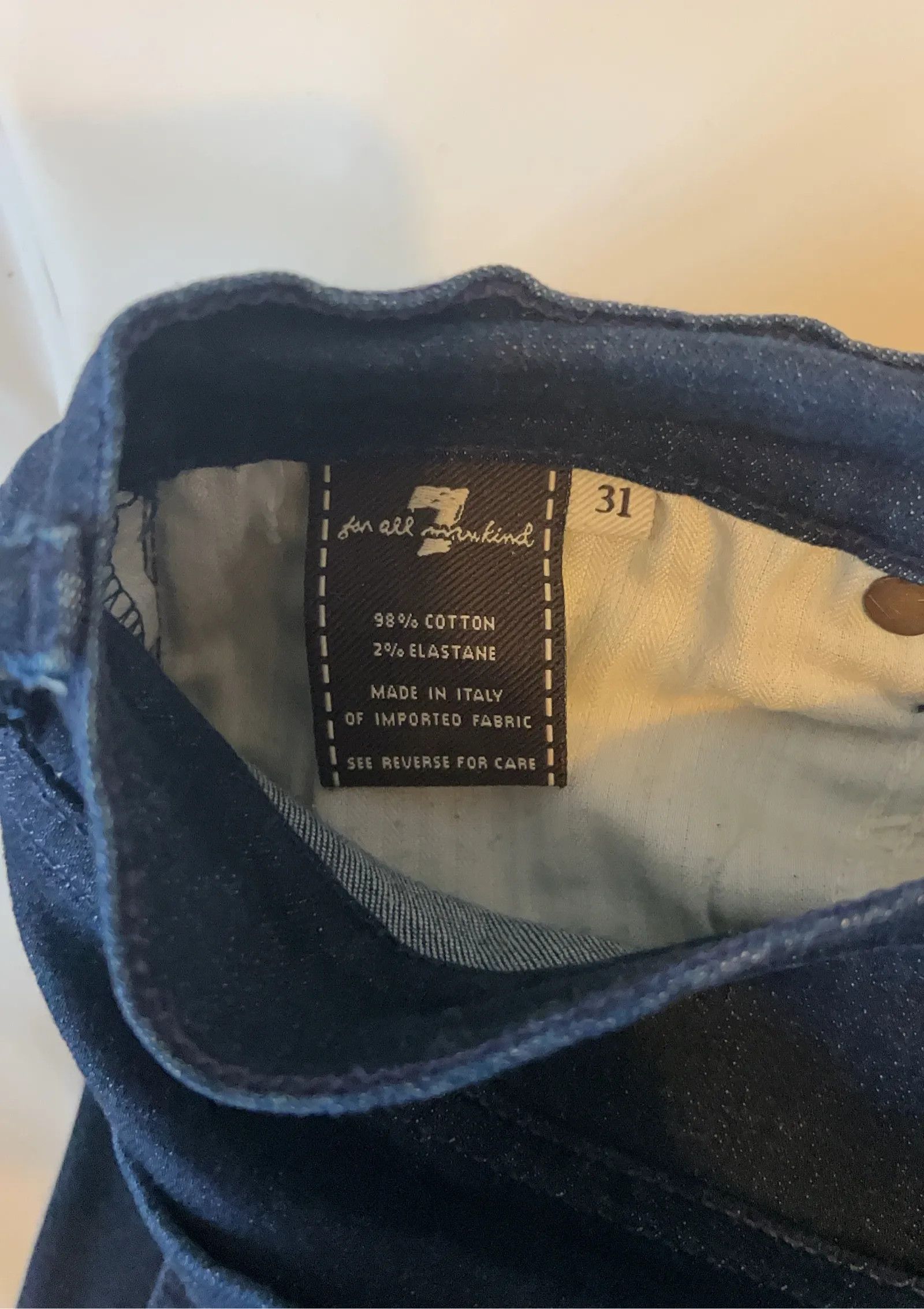7 For All Mankind 7 For All Mankind Jeans Jeans Size 31" - 3 Thumbnail