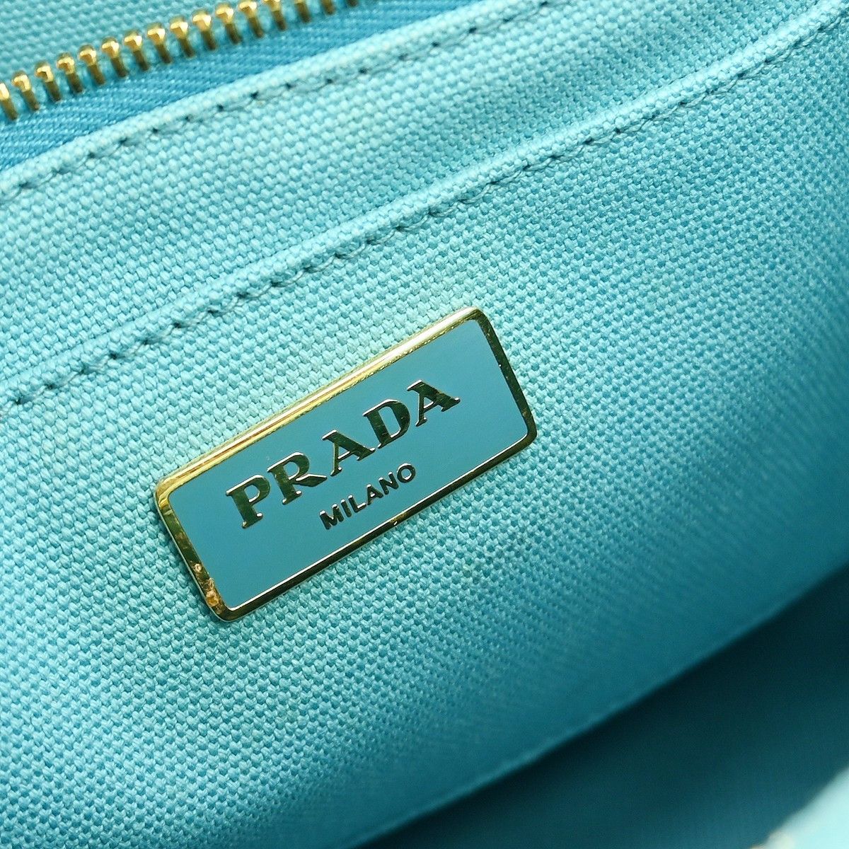Prada Prada Canapa Tote Rhinestone Embellished Canvas Size ONE SIZE - 4 Thumbnail