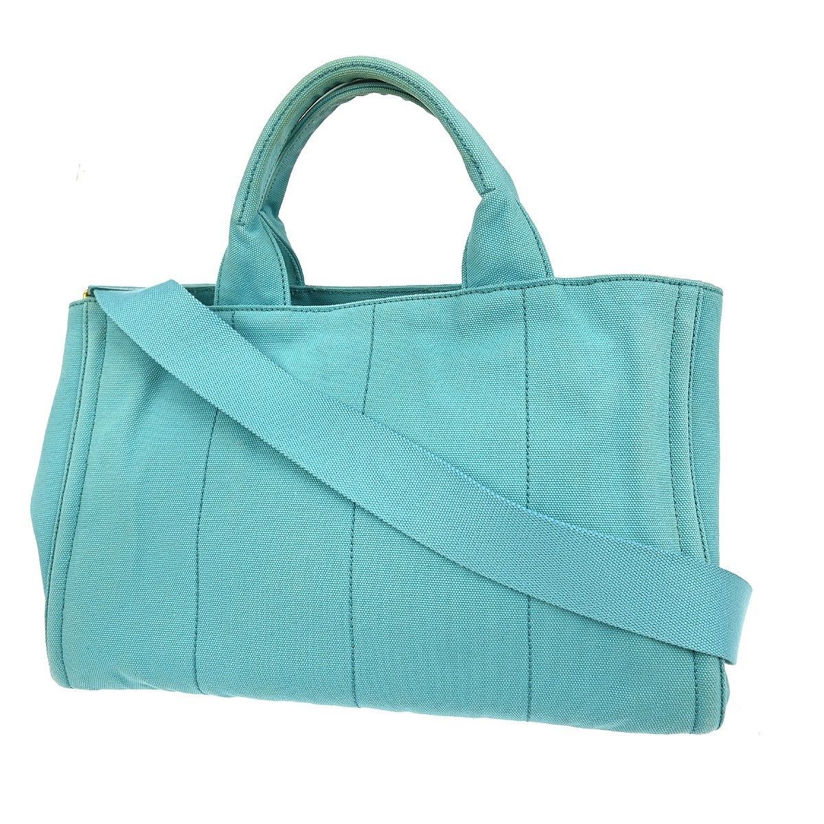 Prada Prada Canapa Tote Rhinestone Embellished Canvas Size ONE SIZE - 2 Thumbnail