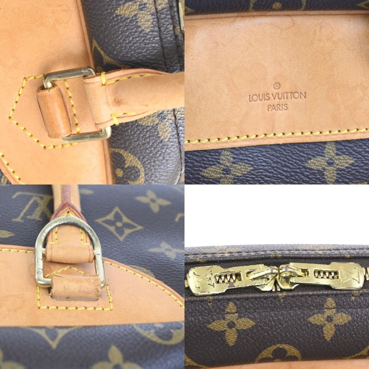 Louis Vuitton Louis Vuitton Deauville Handbag Monogram Canvas Size ONE SIZE - 10 Thumbnail