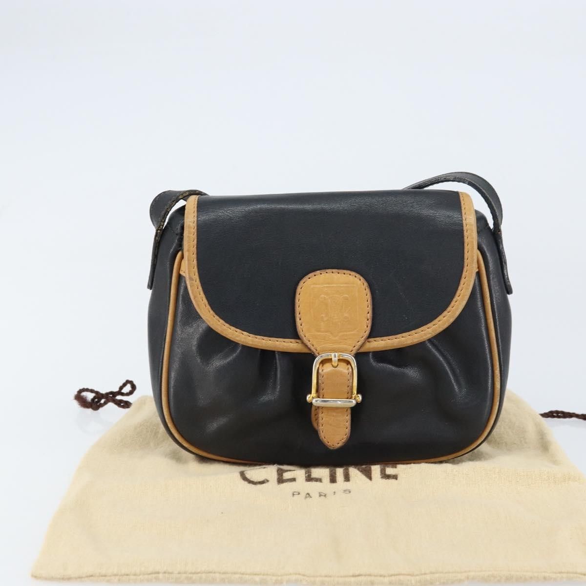 Celine Celine Vintage Shoulder Bag Leather Size ONE SIZE - 13 Thumbnail