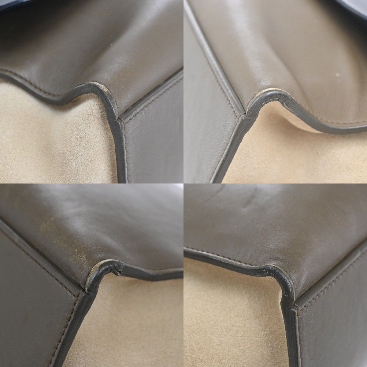 Celine Celine Trapeze Bag Leather with Suede Size ONE SIZE - 9 Thumbnail